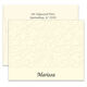 Triple Thick Embossed Damask Folded Note Cards - Raised Ink Image 4 of 4